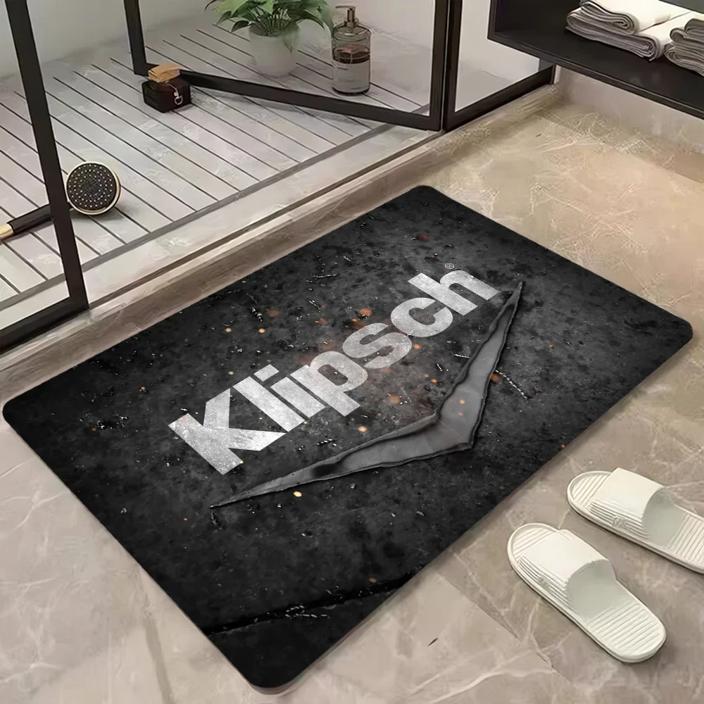 Klipschs 침실 도어 매트 룸 카펫, 외부 집 입구 애니메이션 러그, 홈 장식, 욕실 바닥 매트 발코니
