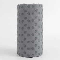 Enhanced Yoga Mat Towel with Grip Technology for Sweat Absorption and Non - Slip Performance (GRAY)
