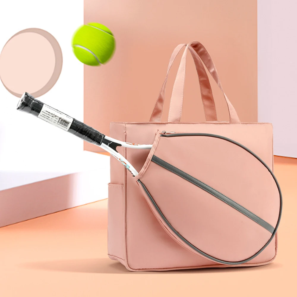 

2023 Tennis Bag Portable Shoulder Bag Fitness Sports Badminton Bag Women Tennis Racket Bag Female Tennis Handbag Gym Pack