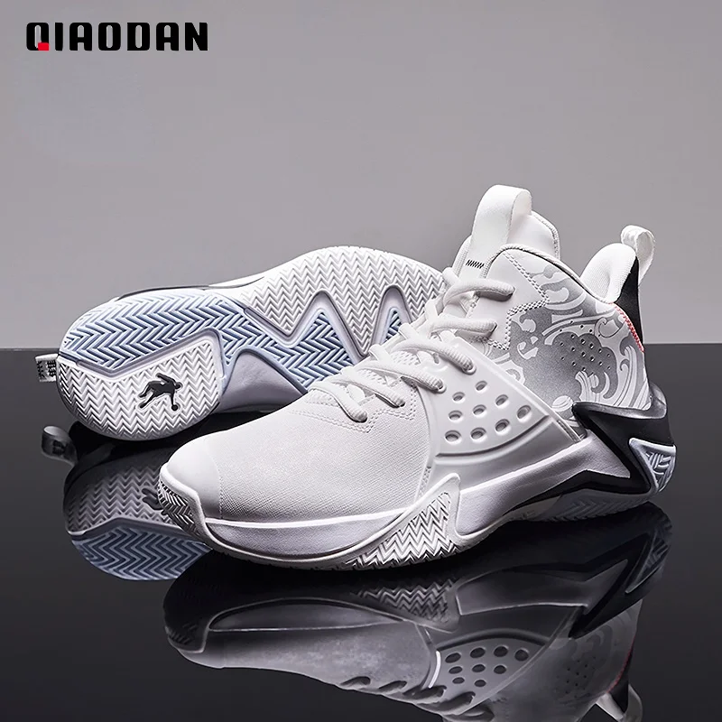 QIAODAN Basketball Shoes for Men 2023 New Fashion Anti Slippery Hard