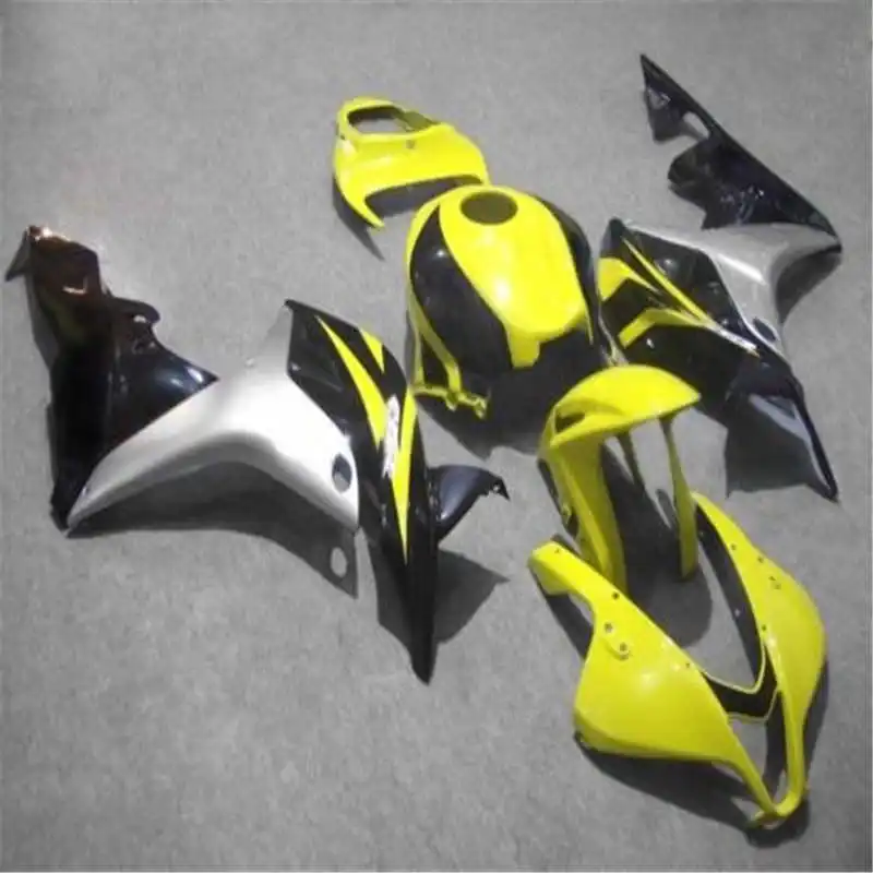 

Nn-CBR 600RR 2007 2008 ABS yellow silver black Fairings set injection Motorcycle Fairing new Kit for CBR600RR F5 07 08 CBR600 RR