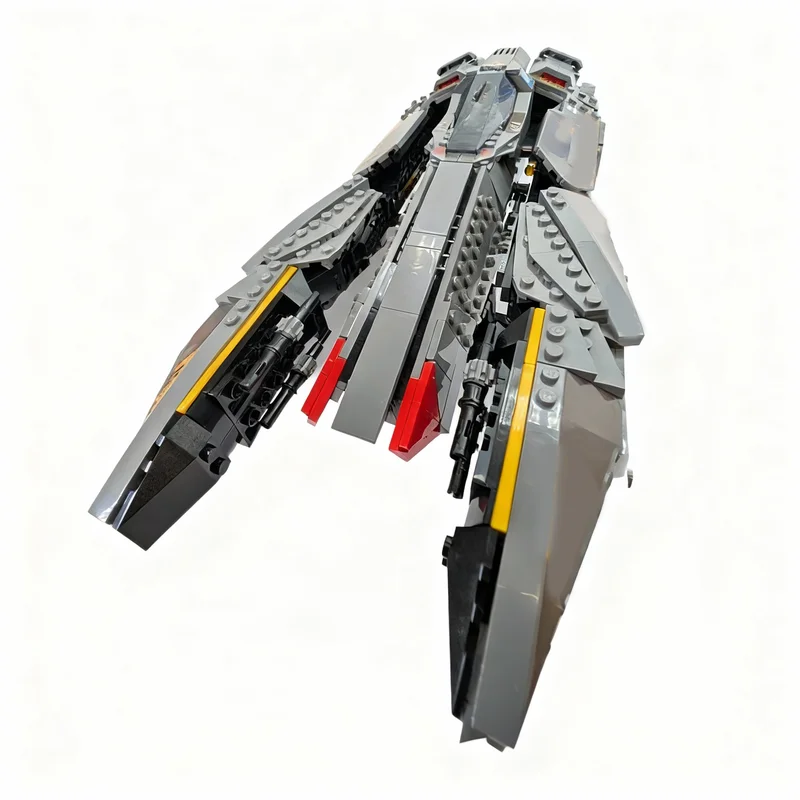 842pcs MOC WipEout Tigron 반 중력 레이서 모델 빌딩 블록 건축 크리스마스 선물 장난감 아이디어 교육 벽돌 어린이