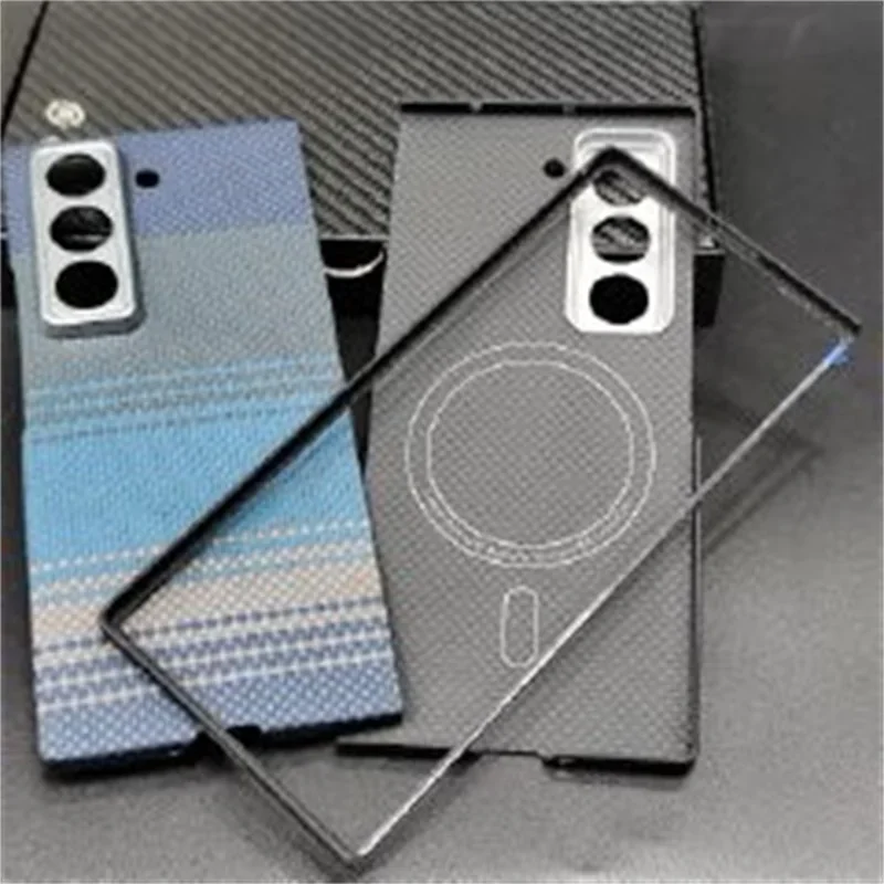 Ultra-Thin Aramid Fiber Phone Case | Premium Carbon Fabric with Metal Shell