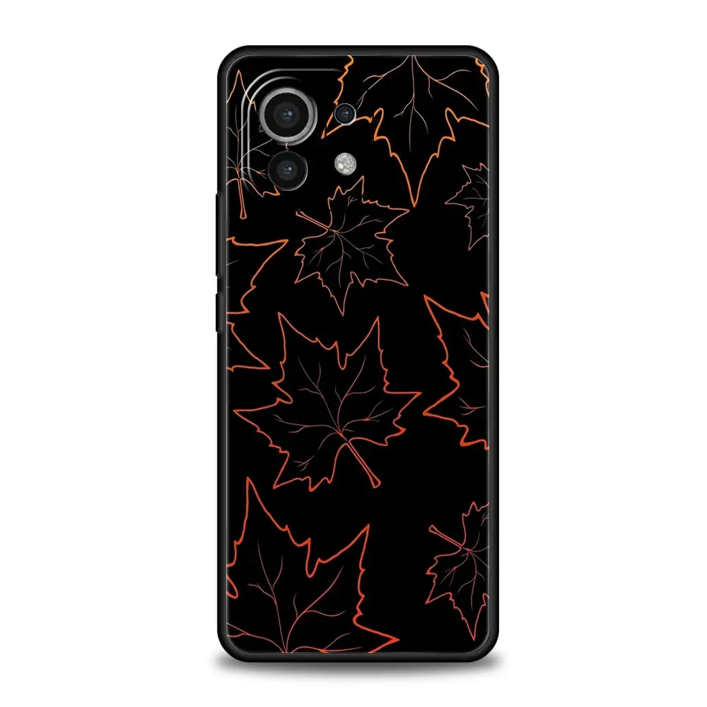Autumn Leaves & Halloween Fox Pumpkin Phone Case Cover