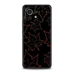 Autumn Leaves & Halloween Fox Pumpkin Phone Case Cover for Mi 11 Ultra (A1)