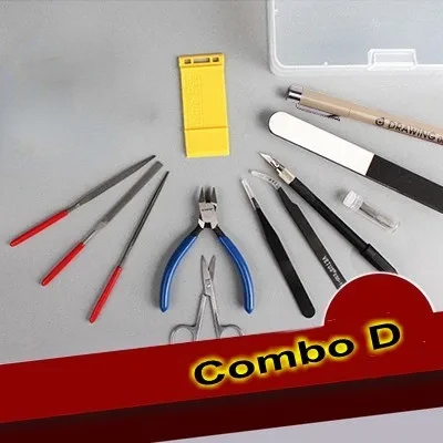 Model Tools Building Combo DIY Accessories Grinding Cutting Polishing Set For Modeling Military Hobby