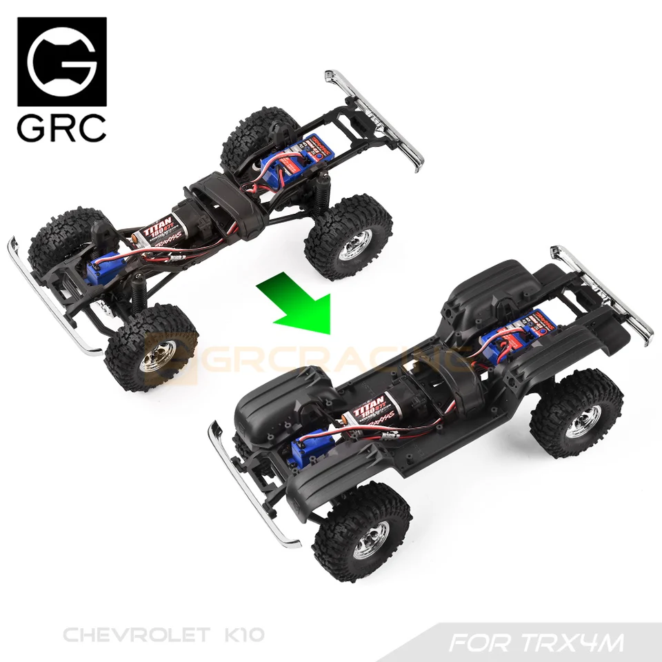 Parafanghi In Nylon Per Auto RC Traxxas 1/18 Trx4m K10 - Fodere Parafango Di Ricambio/Aggiornamento