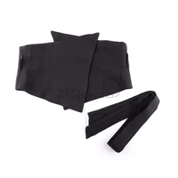 Ceinture large décorative en tissu noir pour femmes, mode 2026, cummerbunds, robe, corset, ceinture de taille 2