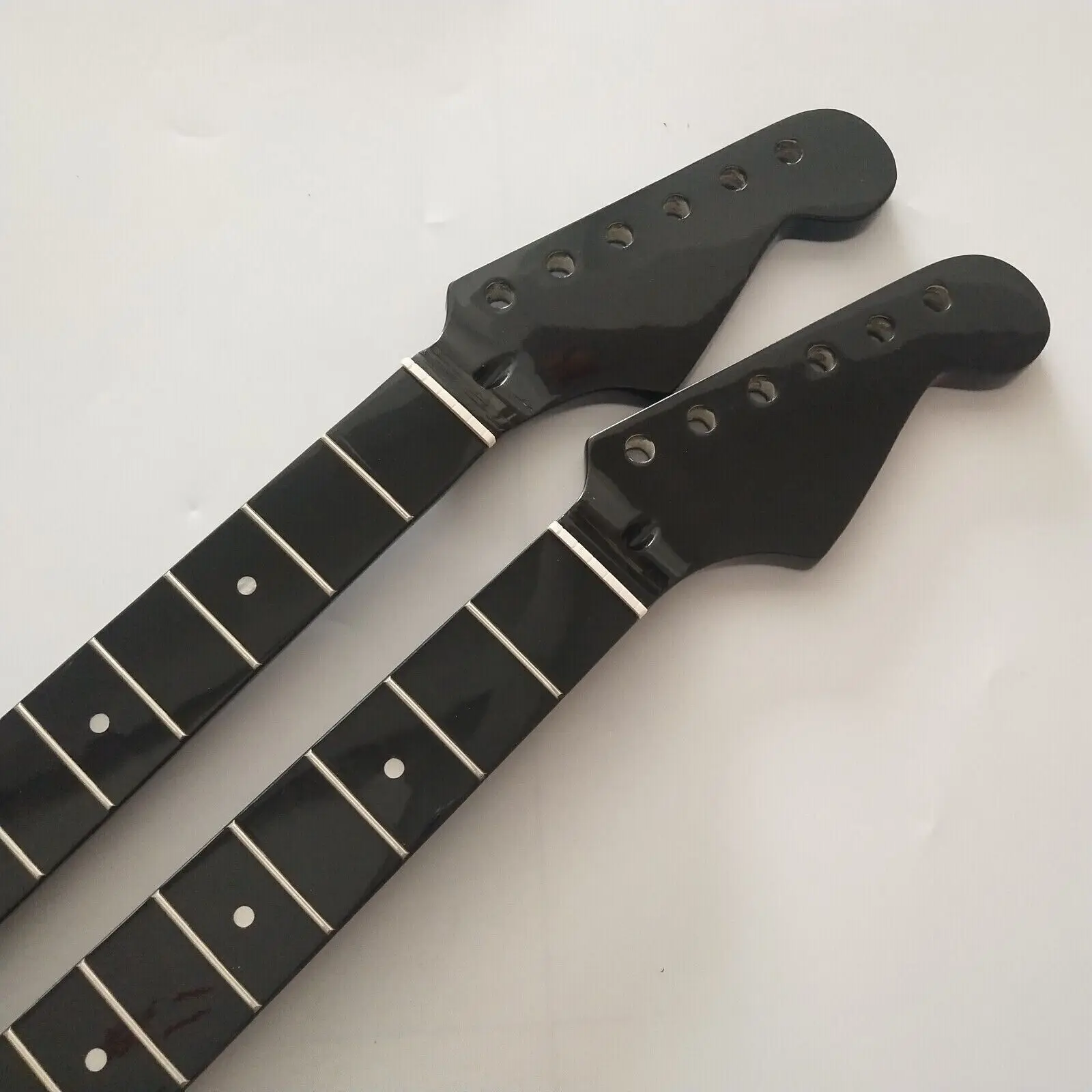 2pcs Black Maple Guitar neck 22fret 25.5
