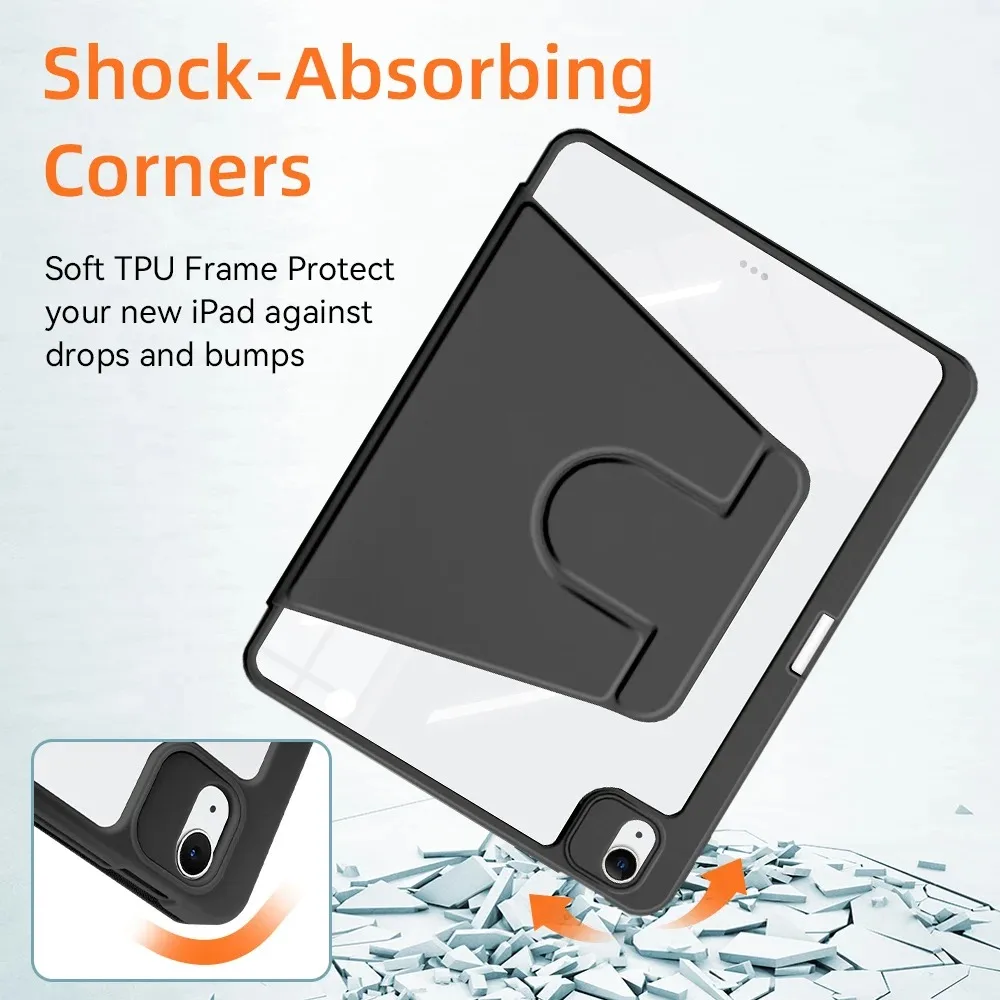 Premium 360 Rotating Protective Case for iPad Air - Versatile and Stylish Cover