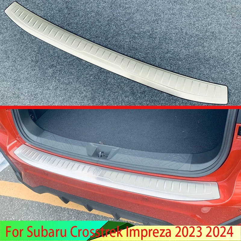 

Для Subaru Crosstrek Impreza 2023 2024 Нержавеющая сталь защита заднего бампера оконные пороги внешние плавки декоративная пластина педаль
