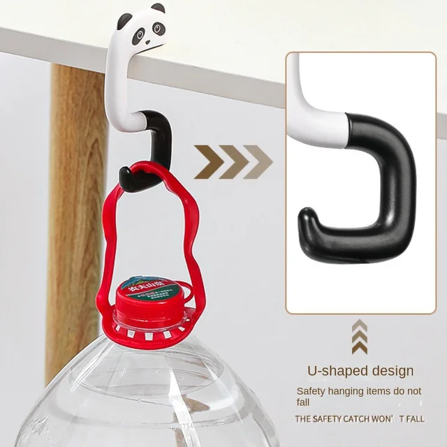 Hordozható Műanyag Zacskó Aranyos Állati Horog A Dekoratív Asztali Táska Horgok Falfali Tartó Kézitáska Fogas - Image 5