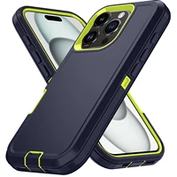 Armor Shockproof Defender Phone Case For iphone 11 12 13 14 15 Pro Max X XS XR XSMAX 7 8 Plus SE2 SE4 Hard PC+TPU Back Cover