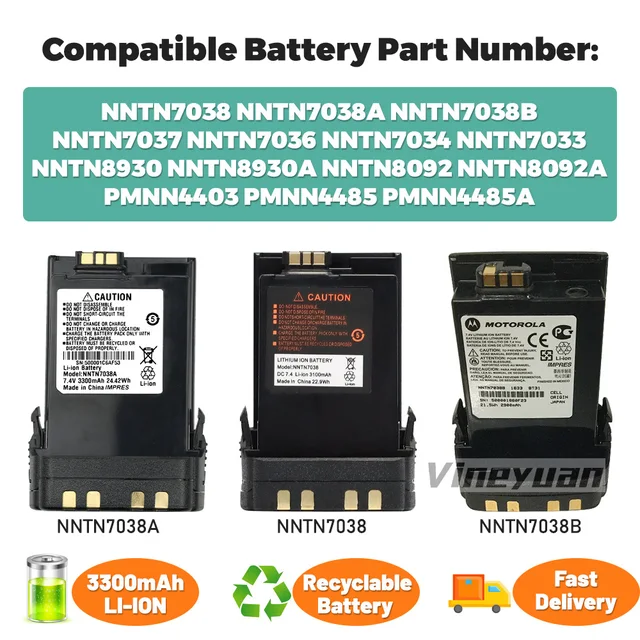 Batteria Ricambio MOTOROLA NNTN7038 Li-ion 3100mAh - Foto 11