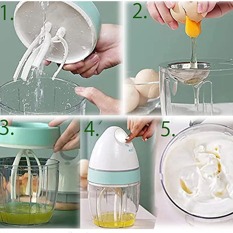 Electric Milk Frother Full-automation Coffee Foamer Whisk Mixer Stirrer Egg Beater Kitchen Lazy Baking Cream Egg Stirring Tools