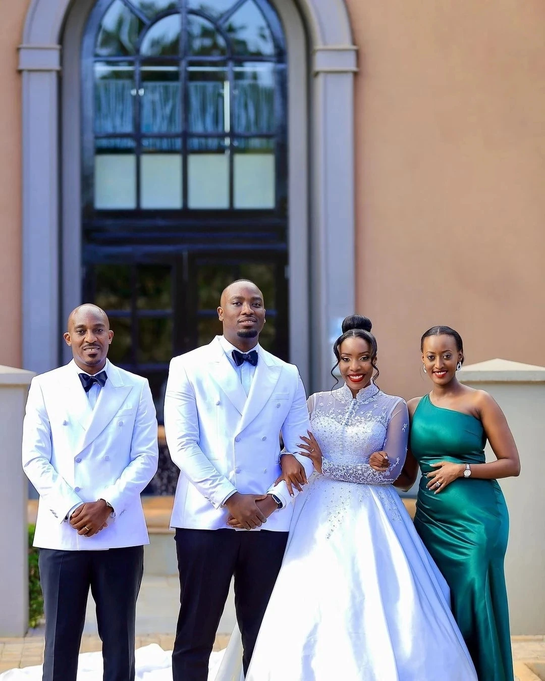 2024 White Wedding Groom Men Suits Slim Fit 2 Piece Costume Homme Mariage Prom Terno Masculino Peak Lapel Man Blazer Jacket+Pant