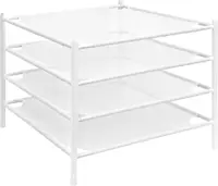 Sweater Drying Rack, Mesh Clothes Drying Rack, Stackaable Laundry Drying Rack, Lay Flat Dryer for Delicates, Portable Dry Rack 2