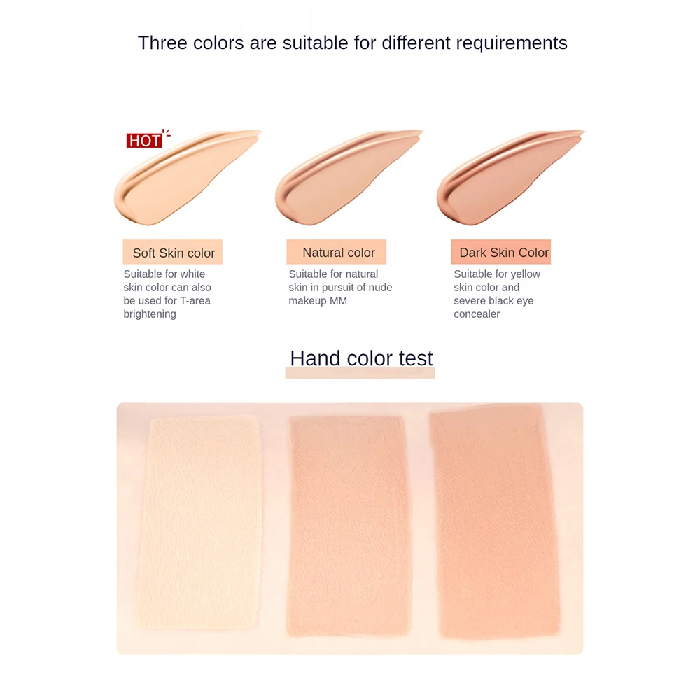 Natural Sweatproof Concealer Pen for Concealer Eyebrow Lasting Cover Black Eye Circles Spot Acne Mark Face Makeup Cosmetic liquid concealer,makeup concealer,waterproof concealer,face concealer,face concealer pen