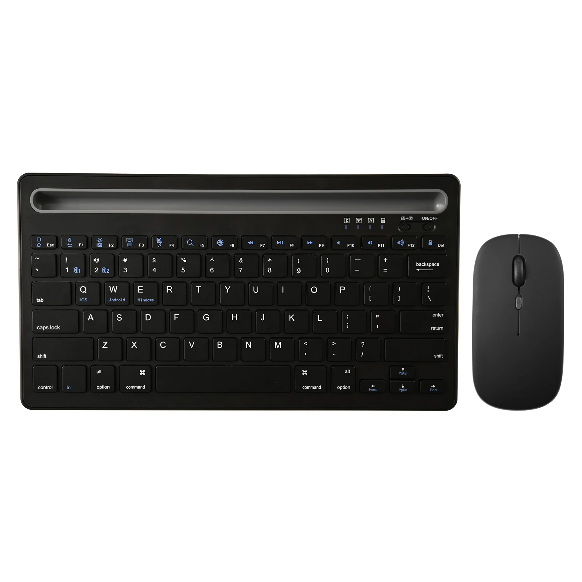 2.4G Wireless Mouse Combo Teclado Bluetooth For Laptop PC IPad Macbook Android Notebook Ipad Keyboard_voghion.com