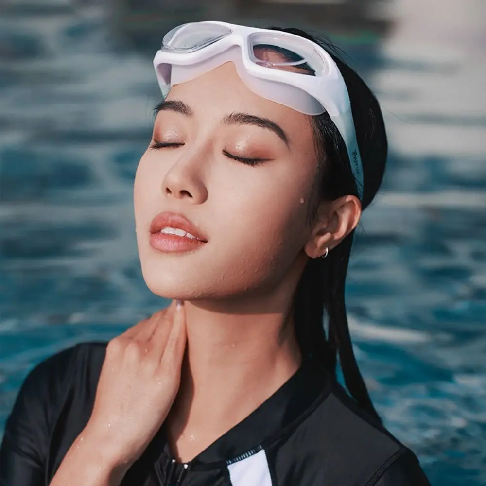 

Anti-Fog Swimming Goggles Outdoor Silicone Professional Swim Eyewear Adjustable Waterproof Swimming Accessories Men Women