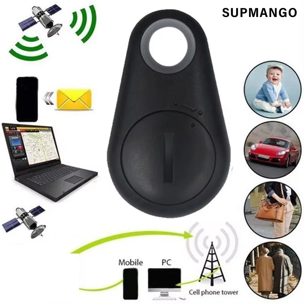 Mini Fashion Smart Dog Pets BT 4.0 Tracker Anti-lost Alarm Tag Wireless Child Bag Wallet Key Finder Locator 2