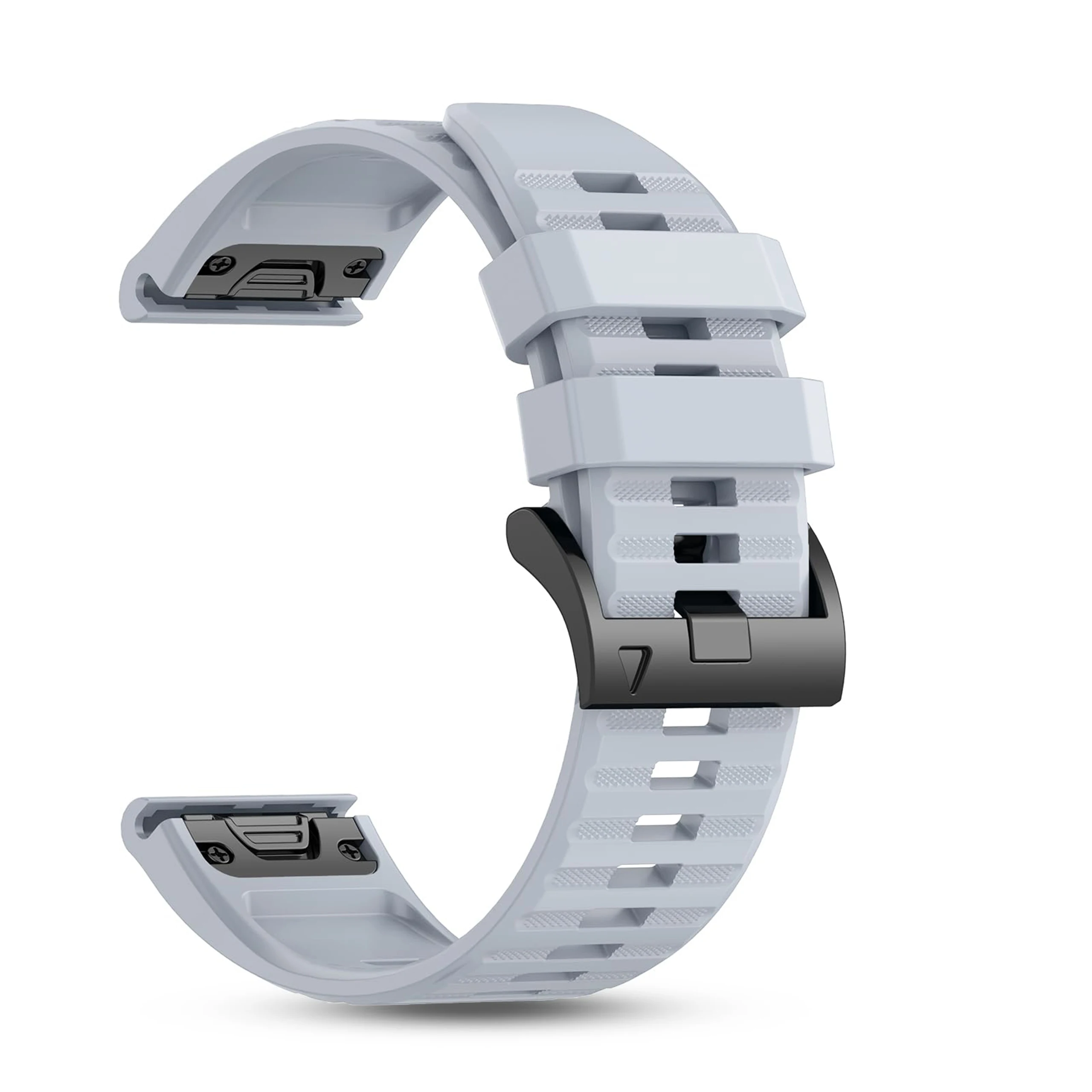 Premium QuickFit Silicone + Leather Watch Strap Band, 22-26mm, Adjustable and Durable, Stylish Bracelet Correa
