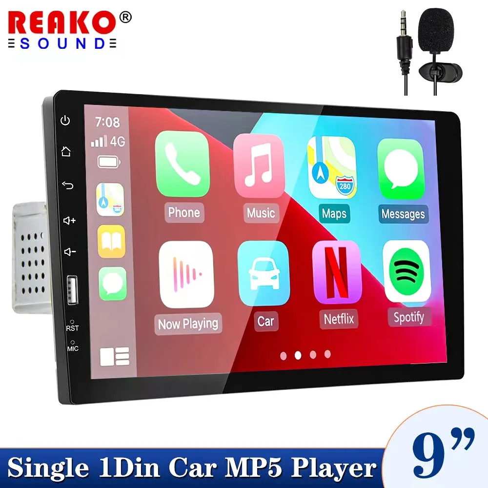 XREAKO1DinCarRadio9TouchScreenDPlayUniversalCarPlayerwith
