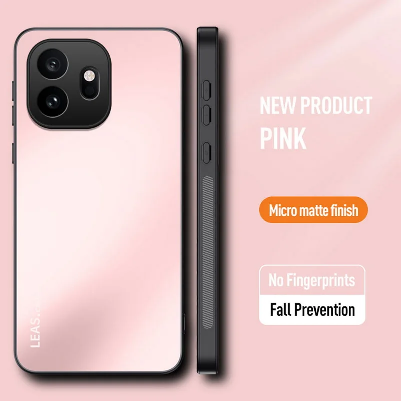 AG Matte Back Panel Metal Magnetic Holder Case - Sleek and Secure Design