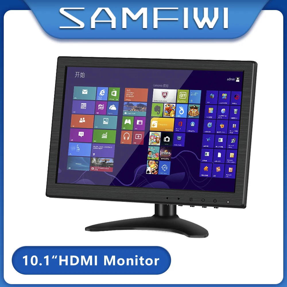 Monitor Per Auto Da 10 Pollici Hd Lcd Hdmi/Vga/Av/Usb/Sd Tv E Pc Lettore Dvd Fotocamera Car Rear View Poggiatesta Monitor Parcheggio Sistema Di Retrom