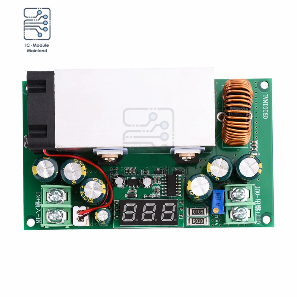 

DC-DC High Power 600W 20A Constant Current Adjustable Buck Power Module DC12-80V with Voltage Display