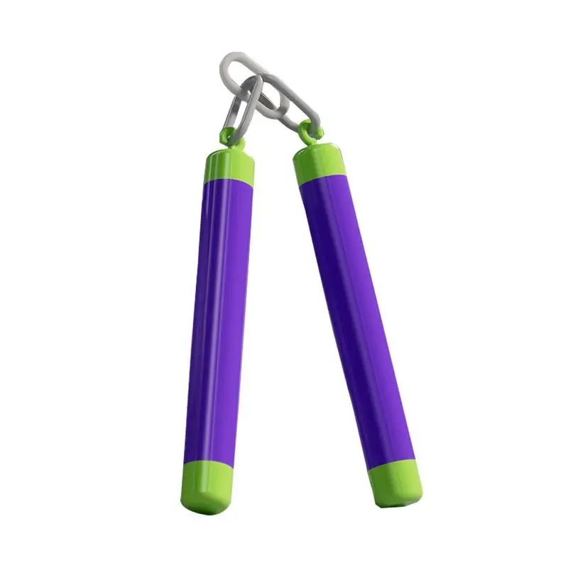 

Mini Nunchucks Fidget Toy Practice Martial Arts For Kids & Beginners Portable 3D Printing Mini Nunchucks Fun For Children Kids