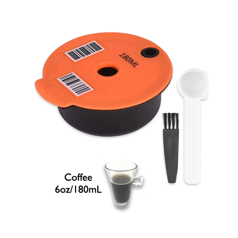 Réutilisable PP Café Capsule Pod avec Slicone Couvercle pour Bosch