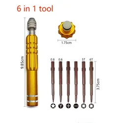 Ear Earpiece Speaker with Proximity Sensor and Flex Cable (6 - in -1 Gold)