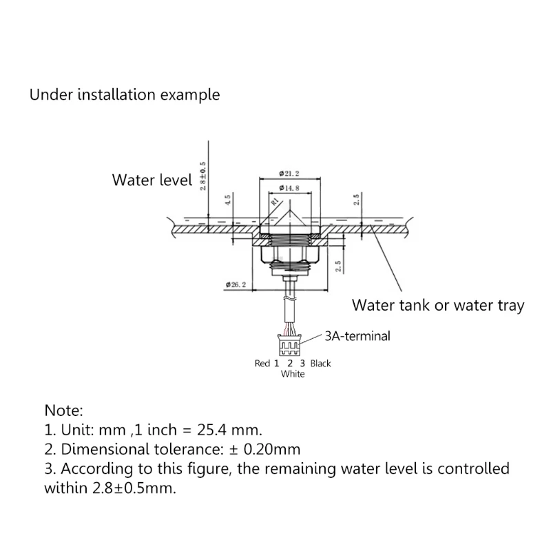 

Replaceable Liquid Level Float Type Water Level Easy to Install Dropship