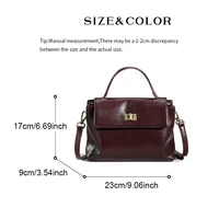 Women Cowhide Genuine Leather Tote Bag Lady Designer Luxury Soft Leather Handbag Fashion Crossbody Bags Female Shoulder Handbag - Image 2