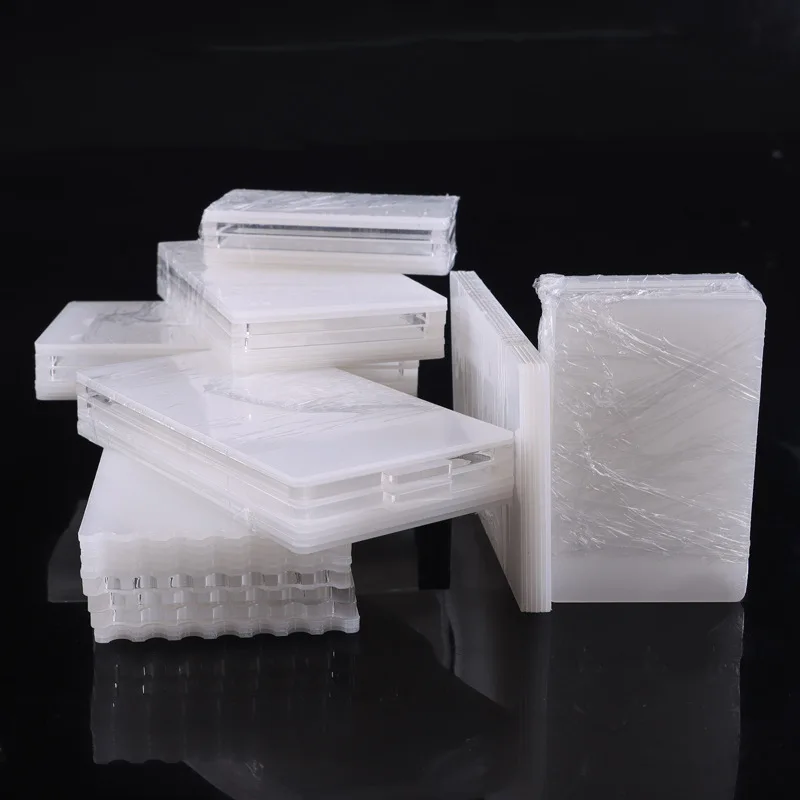 Multiple Shape Diy Acrylic Quicksand Mahjong Brand Guka Quicksand Ticket Root Mold Acrylic Ultra-permeable Quicksand Empty Plate 6