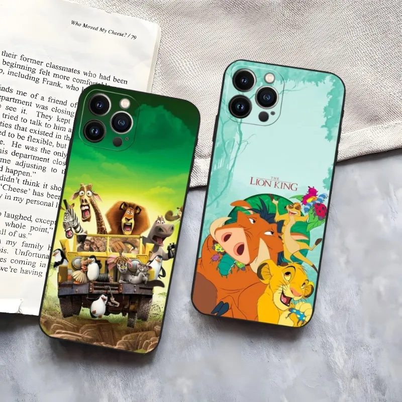 Custodia Per Telefono Lion King Simba Per Iphone 14 Pro 13 Mini 11 12 Max Xr X Xs 7 8 6 Plus Cover Posteriore Antiurto