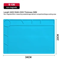 Silicone Soldering Pad Desk Platform Mat for Welding Station Iron Phone PC Repair Magnetic Heat Insulation No Lead - Image 6