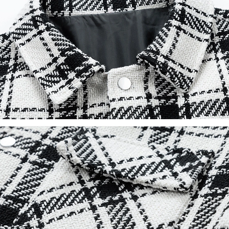 Plaid Jacket Men Plus Size 8XL 9XL Jacket Coat Spring Autumn Plaid Coat Male Fashion Casual Button Jackets Outerwear 6