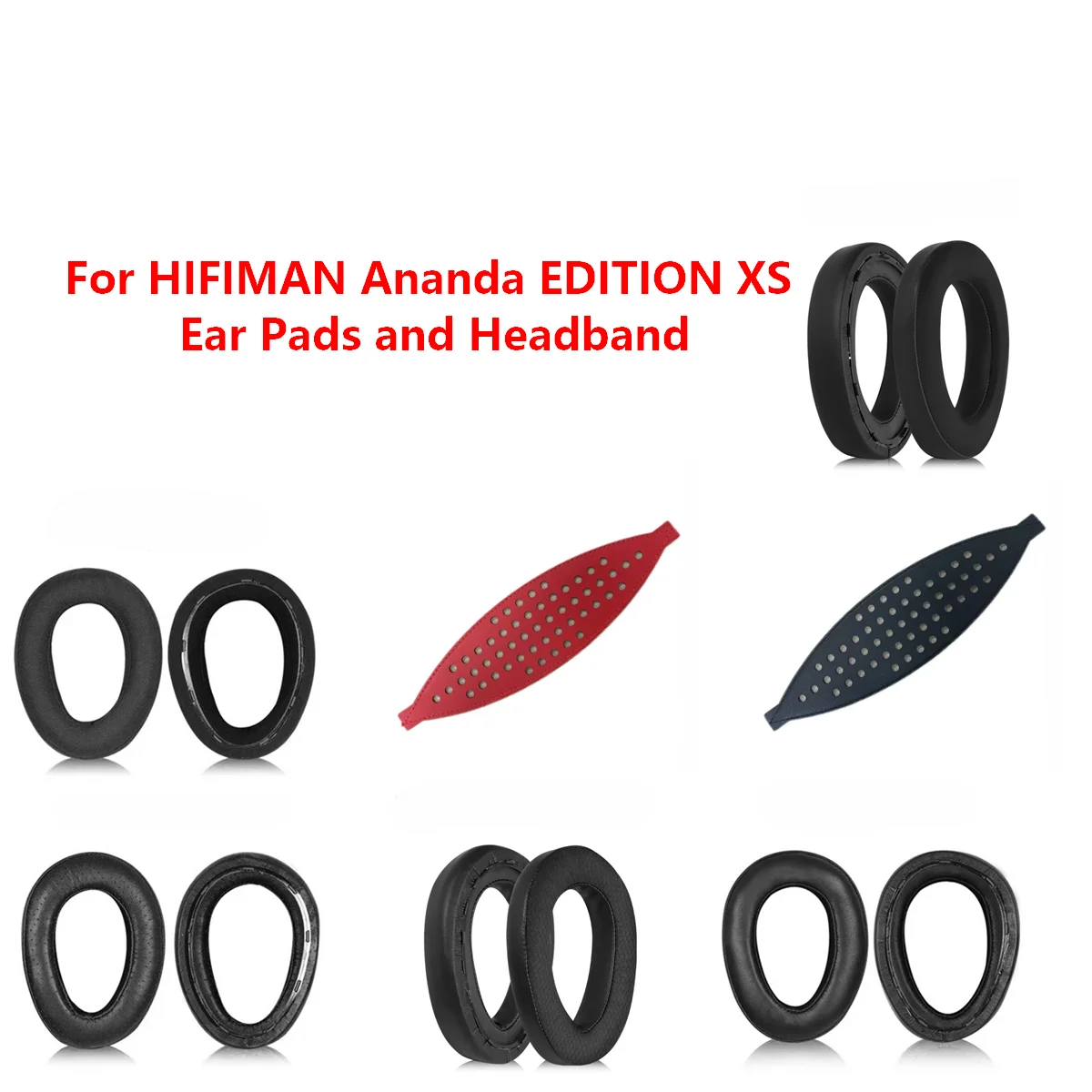 Hifiman用のハイエンドイヤーパッドとヘッドバンド、ananda Edition xs