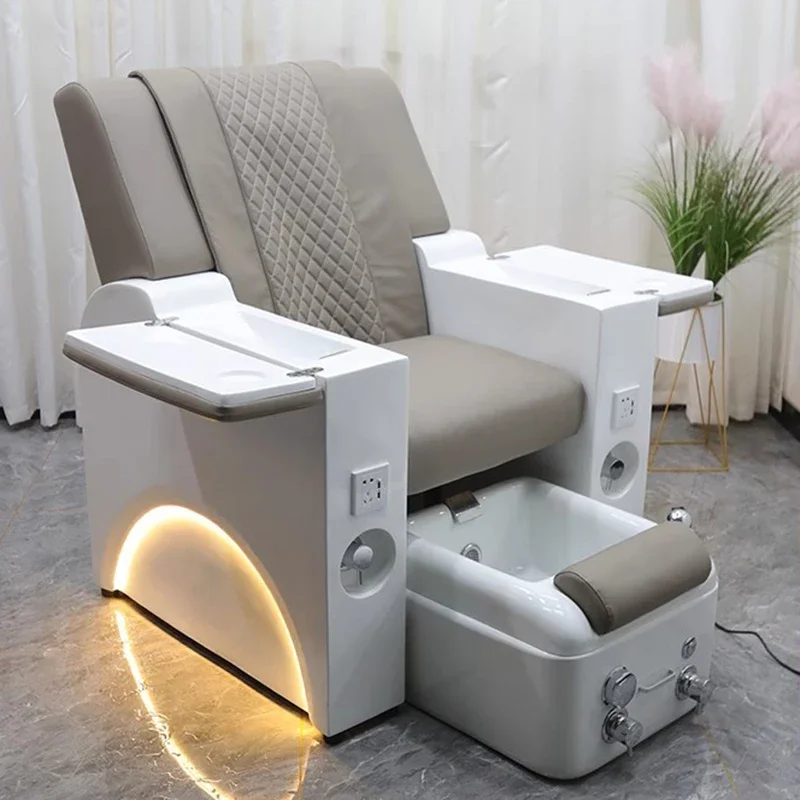 Pedicure Chair Nail Salon Professional Spa Chair Bathtub Footrest Cart Beauty Massage Hairstyle Foot Silla Pedicura Profesional