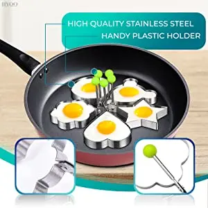 egg ring pancake mold kitchen set pancake maker stainless steel pan pancake griddle ring set