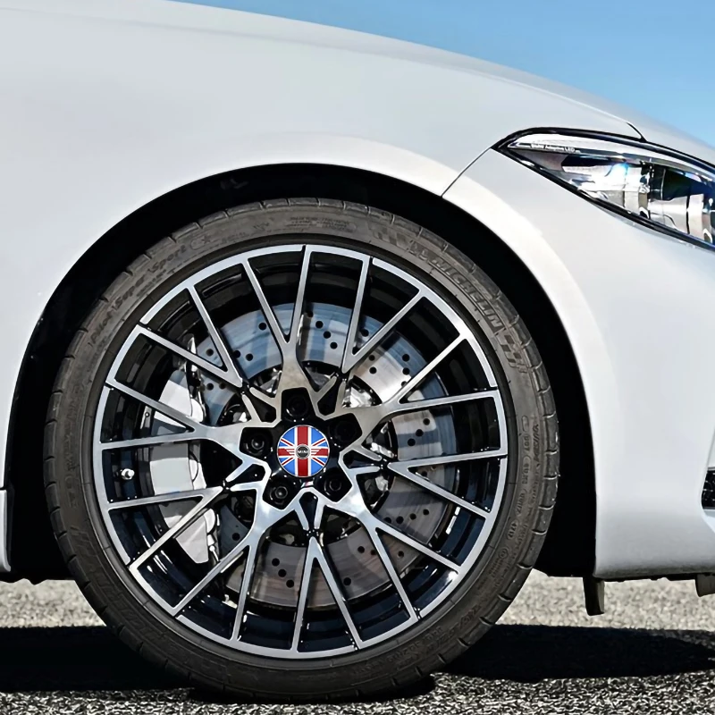 Car Wheel Hub Center Cap Badge Stickers For MINI Cooper One S JCW Clubman R55 R56 F55 F56 R57 R58 R59 R60 4PCS 56mm wheel hub caps