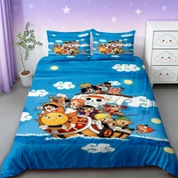 Parure de lit One Piece Anime, motif Brooke Luffy, style japonais, pour adolescents et garçons, tailles Twin et Full, décoration de chambre, cadeau idéal 5