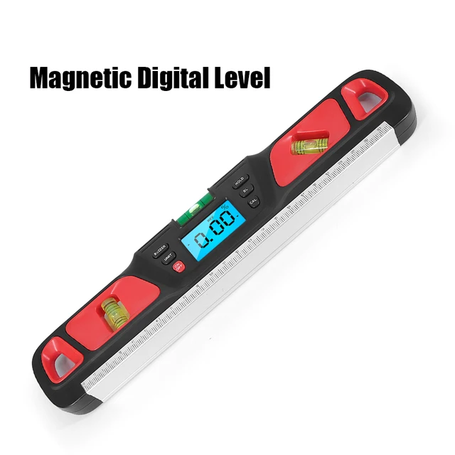 Digital Spirit level Inclinometer Horizontal Scale Ruler Bubble Electric Level 360 degree Angle Finder Protractor