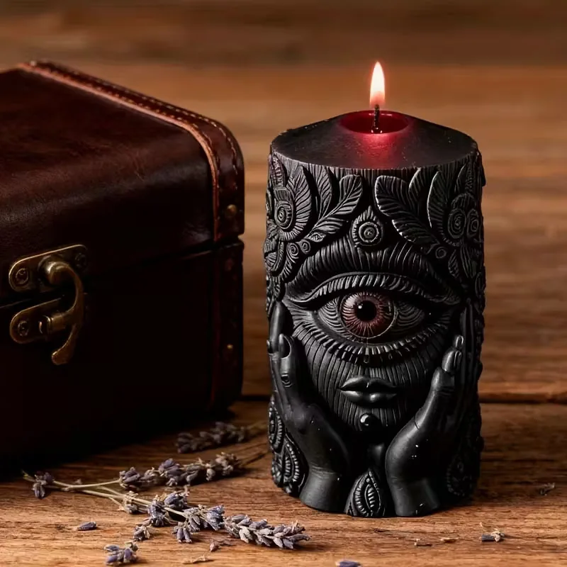 Spooky Demon Eye Candle Mold