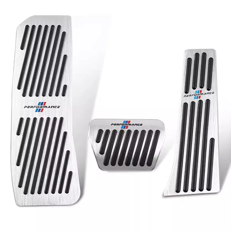 Car Accelerator Brake Pedals Footrest Covers Accessories For BMW 1 2 3 4 5 7 Series X1 X3 X5 X6 F20-F23 F30 F31 F34 F32 F33 F36 car accessories car pedals motorcycle footrests pedal cover stainless steel pedal cover