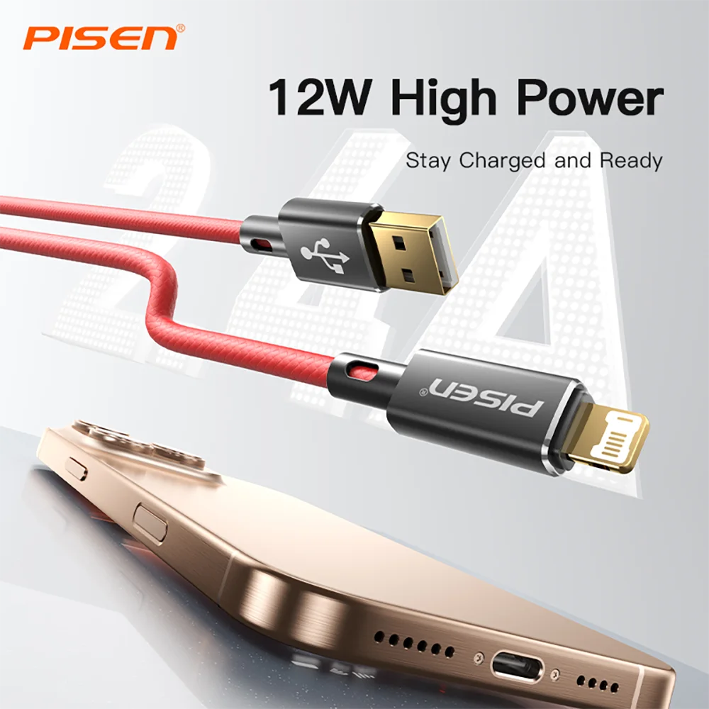 PISEN Cable Fast Charging iPhone