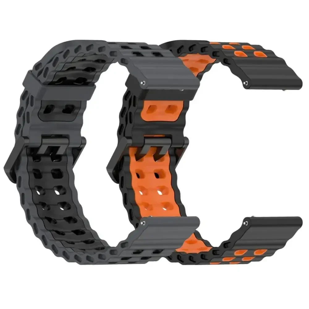 22mm Sport Silicone Replacement Watch Band Bracelet