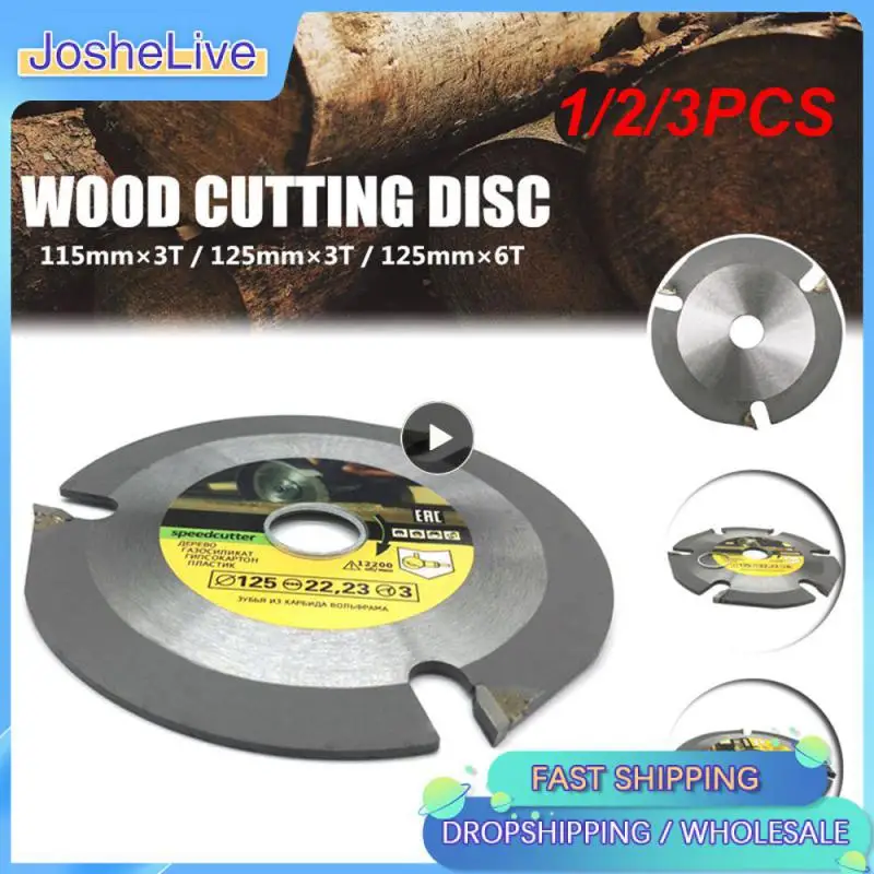 

1/2/3PCS woodworking slotted blade 115/125mm carbide circular saw blade disc cutting blade angle grinder woodworking saw blade